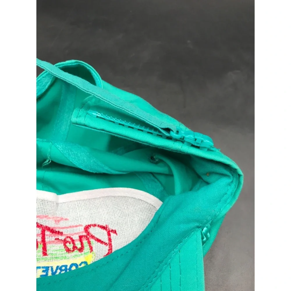 Corvette Sales Teal Blue Cap with Rope Detail Hat Adjustable Strap Hat Otto Cap